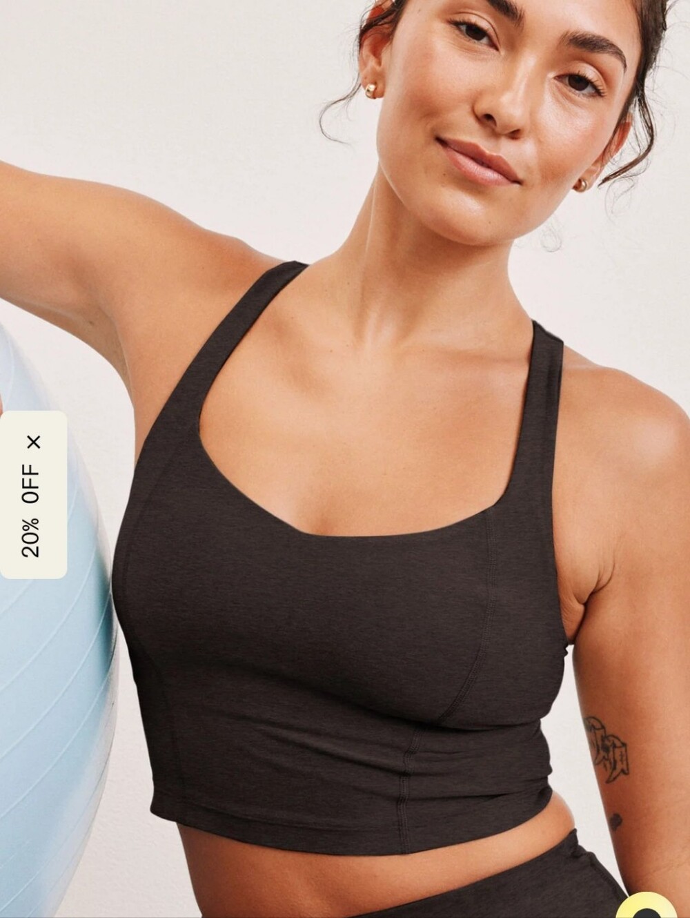 Beyond Yoga Spacedye Intensity Racerback Crop Tank Large NWT